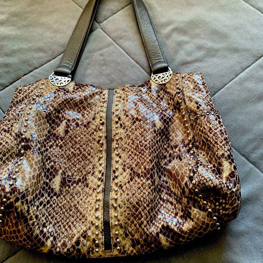 Brighton snakeskin purse